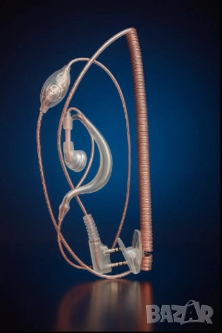 Професионален хендсфри с прозрачна акустична тръба за радиостанции, снимка 3 - Друга електроника - 52093822