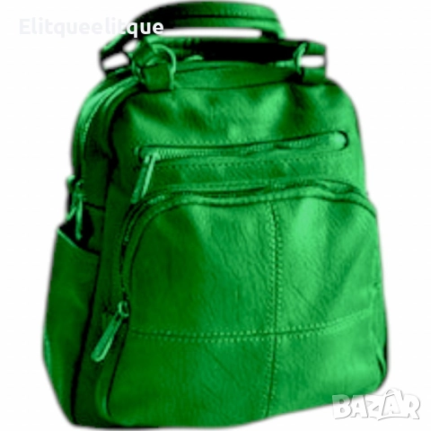 Дамска раница-чанта от висококачествена еко к о ж а 2в1, снимка 9 - Раници - 52346614
