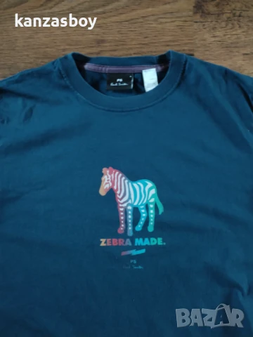 paul smith zebra - страхотна мъжка тениска S, снимка 3 - Тениски - 51417326