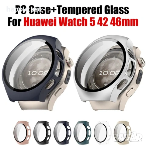 Huawei Watch 5 46 mm 42 mm / Твърд удароустойчив кейс калъф с протектор