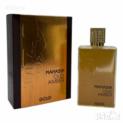 Арабски парфюм Manasik Oud Amber GOLD Eau de Parfum 100 ml, снимка 3 - Дамски парфюми - 52512938