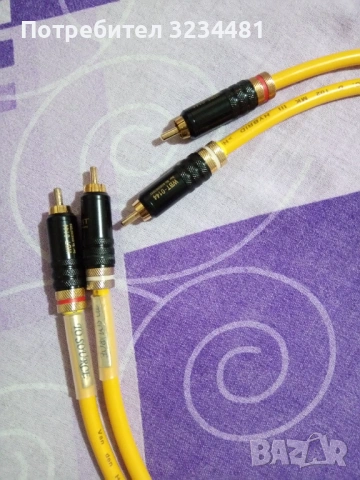 Продавам два чифта маркови  интерконект кабели ръчна изработка !, снимка 3 - Други - 50391874