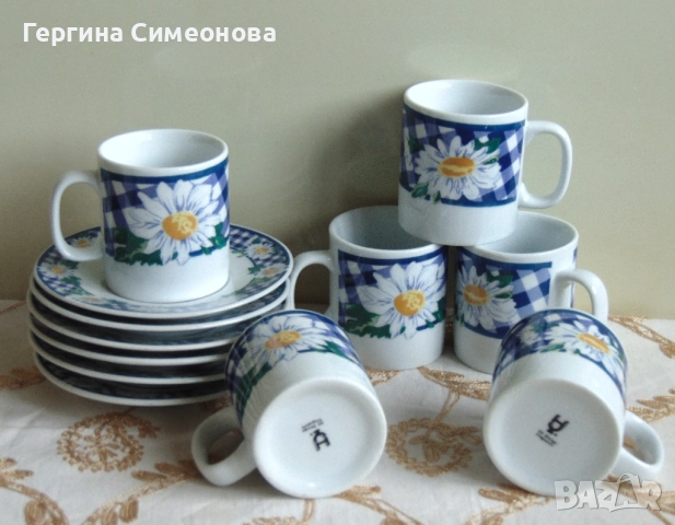 Порцеланови чаши за късо кафе