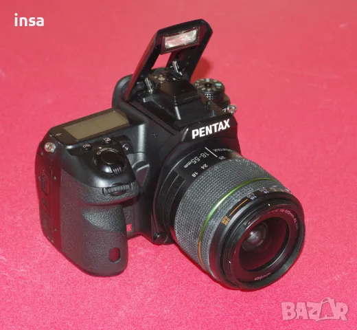 Фотоапарат Pentax K7 + обективи smc DA 18-55mm AL WR и 50-200mm ED DSLR, снимка 5 - Фотоапарати - 47220720