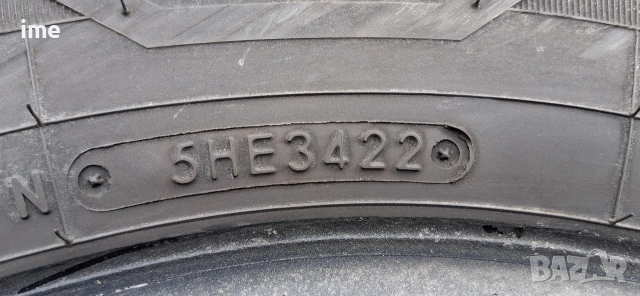 2бр. зимни бусови гуми 225/70R15C 8PR Toyo Observe 112/110S . DOT 3422. 4.5мм. дълбочина...., снимка 2 - Гуми и джанти - 53904303