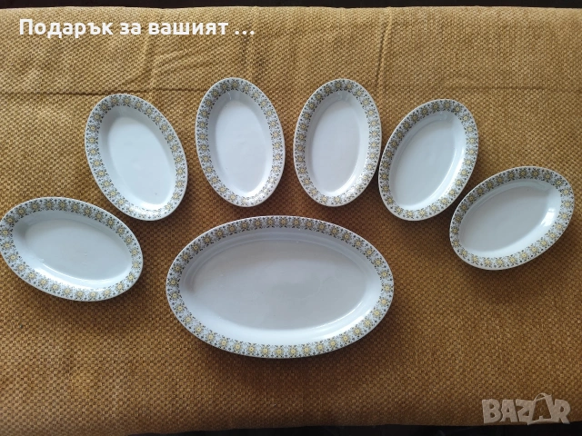 Стар български сервиз за хранене, снимка 3 - Сервизи - 53932184