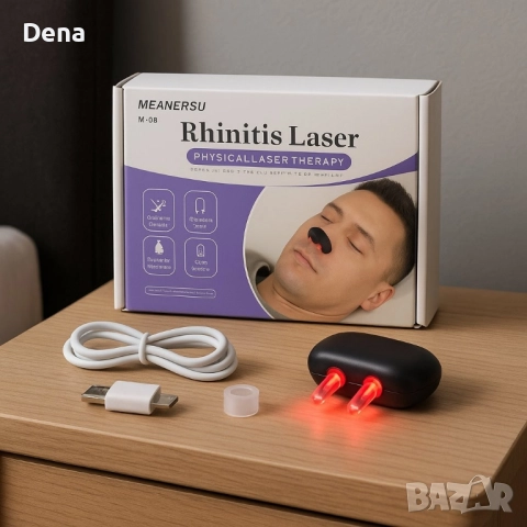 Лазерна терапия за ринит и синузит MEANERSU M-06 Rhinitis Laser, снимка 3 - Други - 52421957