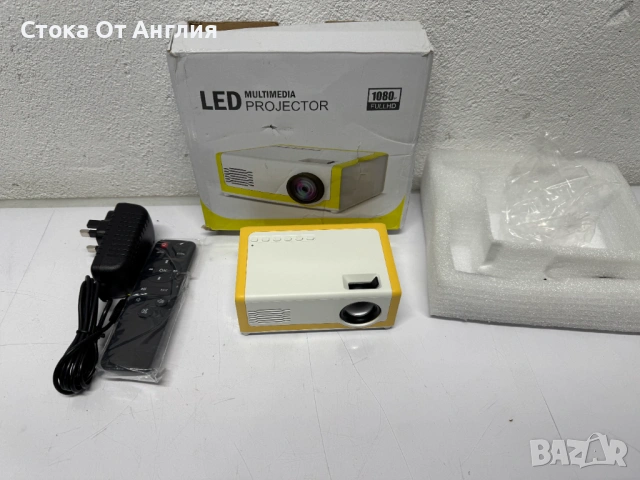 Проектор мини - LED/TFT/LCD/ 1920x1080, снимка 2 - Плейъри, домашно кино, прожектори - 53535317