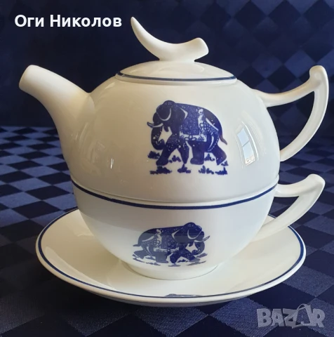 Порцеланов  дизайнерски сервиз за чай-TEA logic Elab.Design Finе Bone China