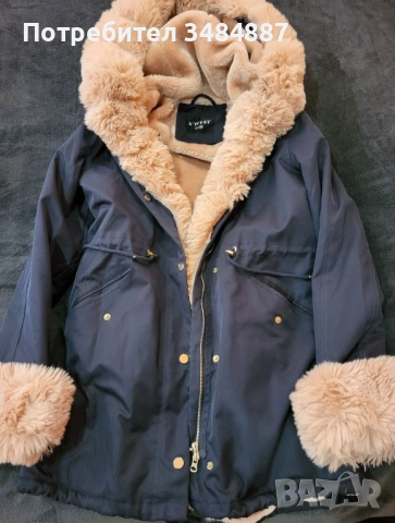 Дамско зимно яке тип "парка" , снимка 2 - Якета - 54278229