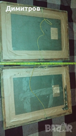 Стари френски антикварни картини, снимка 5 - Антикварни и старинни предмети - 54003552