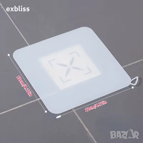 Силиконов уплътнител за канал против неприятни миризми 12 х 12см, снимка 8 - Други - 53397525