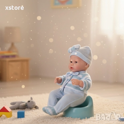 Реалистично бебе с аксесоари - 39см, снимка 4 - Кукли - 52738993