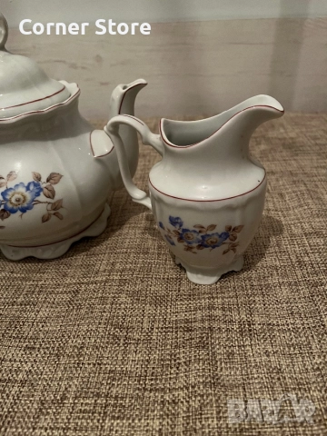 Сервиз. “Синя роза”, снимка 4 - Сервизи - 52539688