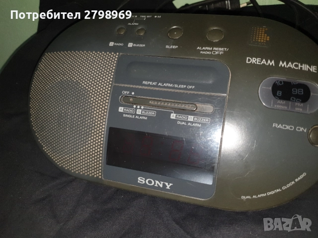 Радио часовник "SONY 
