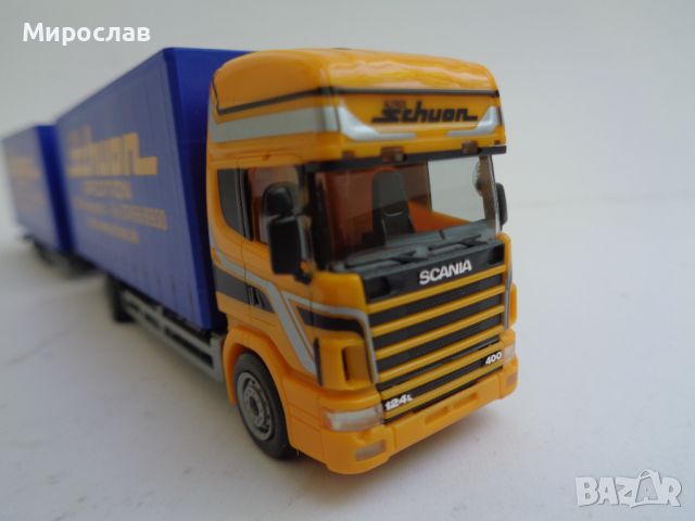 HERPA H0 1/87 SCANIA КАМИОН МОДЕЛ ТИР, снимка 4 - Колекции - 46567201