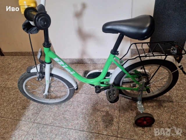 Детски велосипед 16 цола, почти нов, снимка 4 - Детски велосипеди, триколки и коли - 53875784