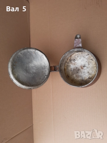 Старо медно котле за греяна ракия , менче , менец, снимка 6 - Антикварни и старинни предмети - 52108018