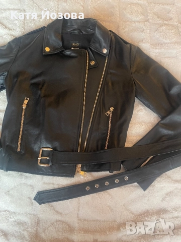 Кожено яке Liu Jo , снимка 2 - Якета - 52798942
