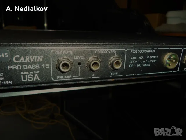 Carvin pro bass 15 preamp, снимка 9 - Китари - 49896003