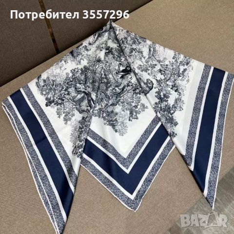 Шал за глава Dior, снимка 3 - Шалове - 46722252