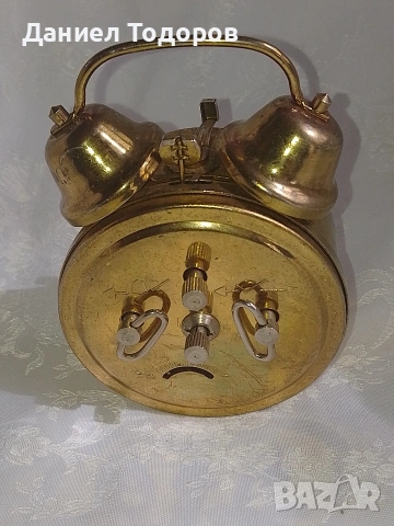 Стар чешки часовник-будилник PRIM, снимка 8 - Колекции - 54135593