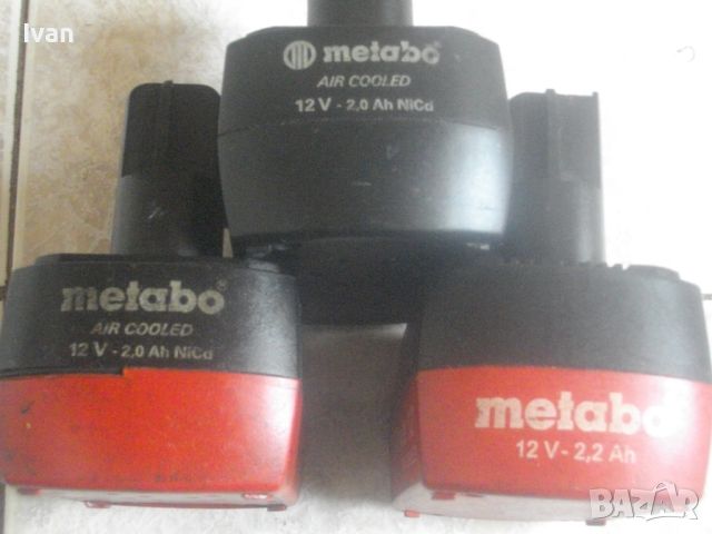 METAB0-12V- 2.0A NiCd-2,2A Li-ion-2,0-2,2A Li-Power Air COOLED-NiCd-Батерия-Метабо, снимка 3 - Други инструменти - 46162965