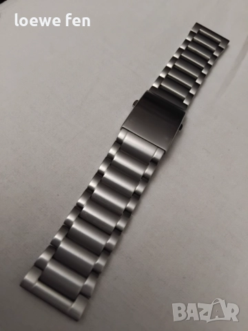 Верижка за часовник 24 мм масивна неръждаема стомана !, снимка 3 - Мъжки - 52612598