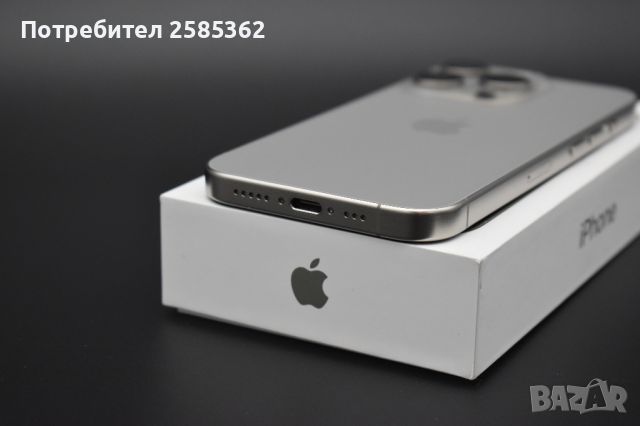 iPhone 15 Pro Natural Titanium 128 Gb 11 Месеца Гаранция, снимка 9 - Apple iPhone - 45224916