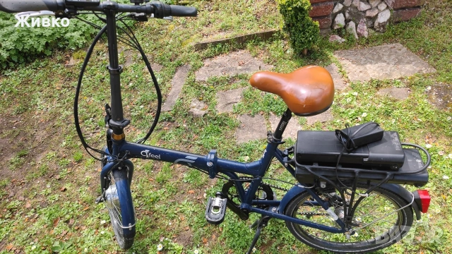 Сгъваем електрически велосипед с 2 батерии, 20 инча, снимка 2 - Велосипеди - 54300246