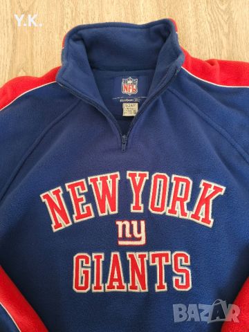 Оригинално мъжко горнище (полар) Reebok x New York Giants NFL, снимка 3 - Спортни дрехи, екипи - 31950342