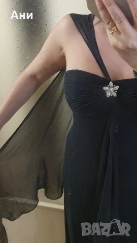 Елегантна, вечерна, дълга рокля, размер S, снимка 5 - Рокли - 52746951