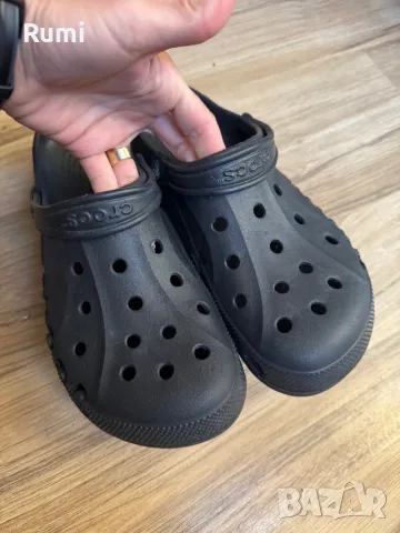 Оригинални черни чехли Crocs! 43-44 н, снимка 4 - Мъжки чехли - 49566929