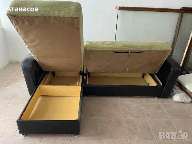 Диван от текстил, разгъваем, снимка 1