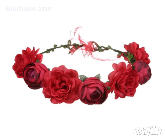 Венче за коса, вдъхновено от красивите рози, снимка 3 - Декорация за дома - 45036015