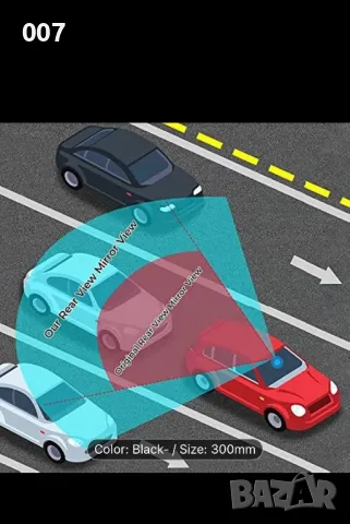 Автомобилно огледало за обратно виждане, снимка 6 - Аксесоари и консумативи - 50276499