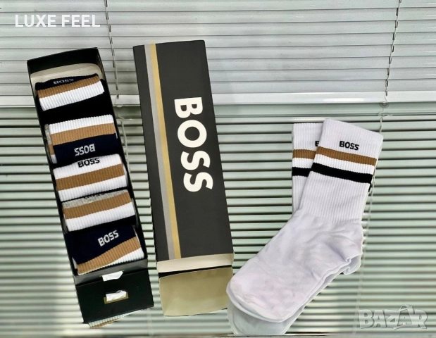 Мъжки Чорапи -6бр Кутия ⚜️ Nike Jordan Burberry 