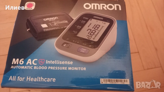 Апарат за измерване на кръвно налягане - ОMRON M6 AC, снимка 2 - Друга електроника - 53029470