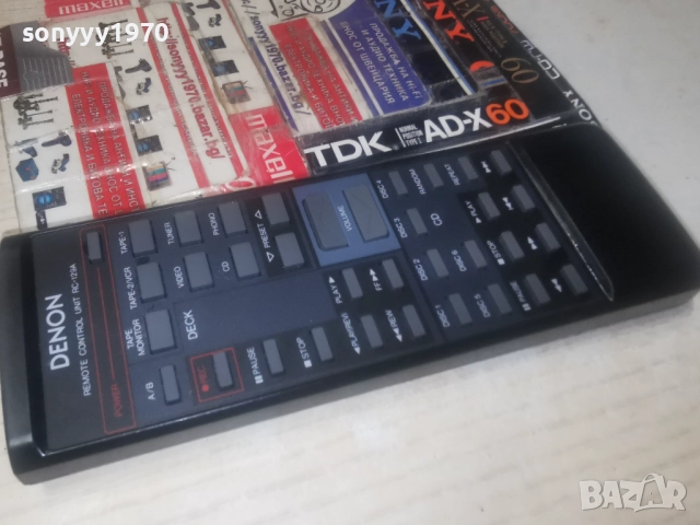 DENON RC-129A AUDIO REMOTE-ВНОС SWISS 2512251847, снимка 3 - Ресийвъри, усилватели, смесителни пултове - 52899082