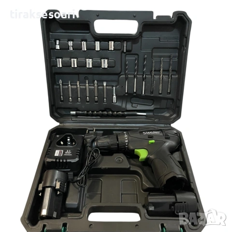 Акумулаторен винтоверт STAHLMAYER 24V с 2 батерии, снимка 3 - Винтоверти - 53622251