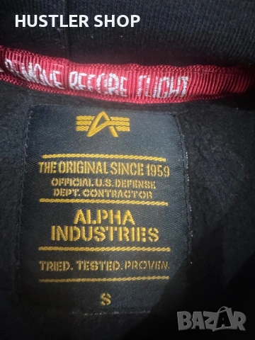 Дамски суитшърт ALPHA INDUSTRIES. Размер S, снимка 6 - Суичъри - 54160805