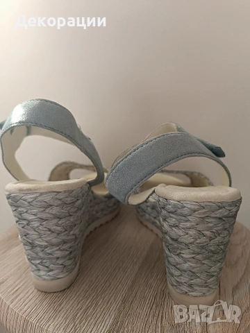 чисто нови дамски сандали от естествена кожа на марката Gabor, снимка 3 - Сандали - 53856343