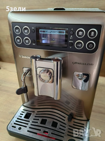 Saeco Exprelia  EVO - внос , с БГ меню и упътване за работа., снимка 5 - Кафемашини - 52949897