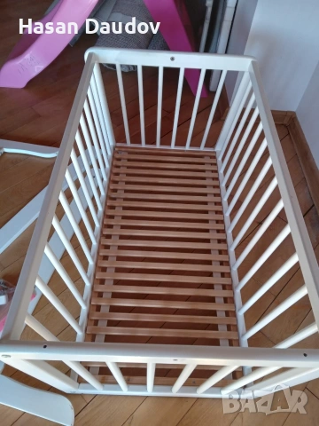 Бебешко легло-люлка, балдахин и обиколник, снимка 2 - Кошарки - 53580441