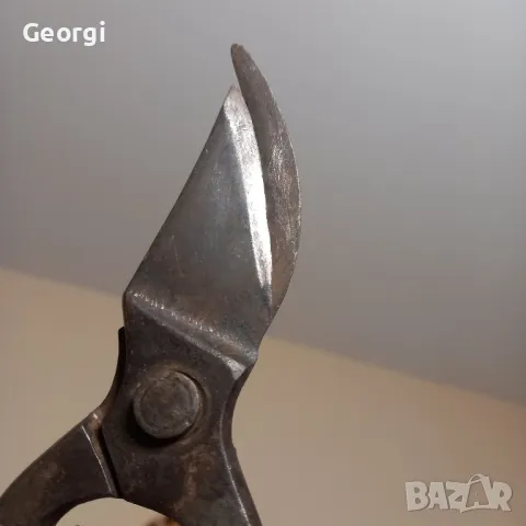 немска стара лозарска ножица има маркировка на нея, снимка 2 - Градински инструменти - 49507356