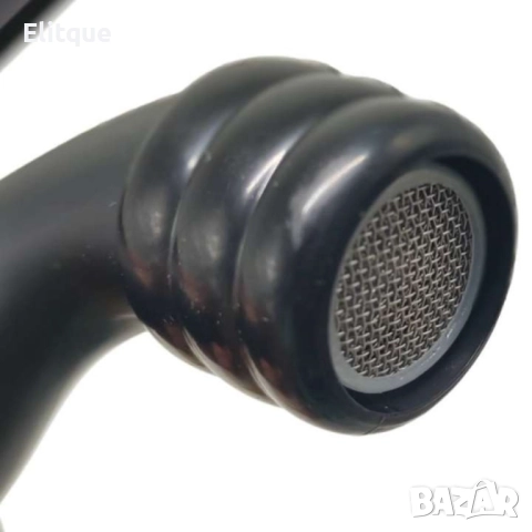 Неръждаем стенен кран за баня с черно матово покритие, снимка 3 - Други стоки за дома - 52854019