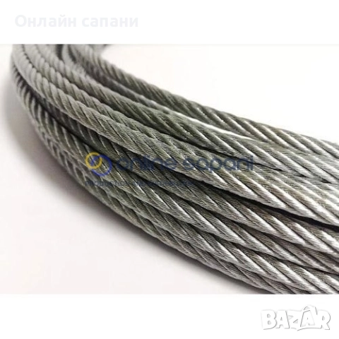 Неръждаеми стоманени въжета 3мм 4мм 5мм 6мм 7мм 8мм, снимка 2 - Други машини и части - 25861192