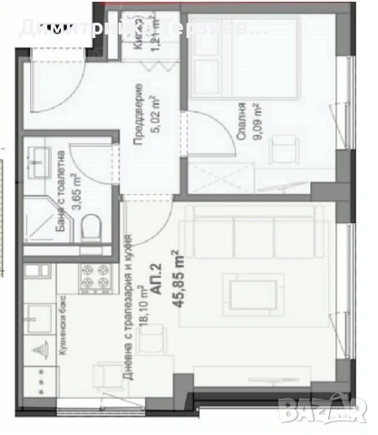 Собственик продава два апартамента един до друг.Може и поотделно, снимка 3 - Апартаменти - 53596888