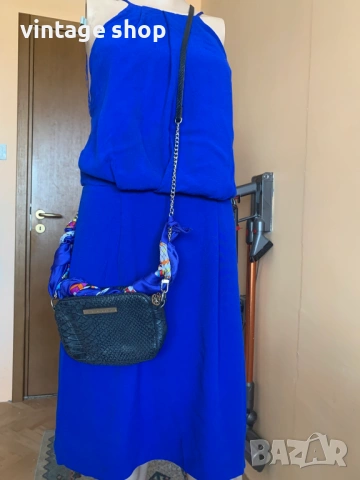 Рокля в кобалтово синьо Samsøe Samsøe, снимка 5 - Рокли - 53851391