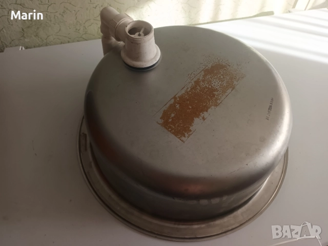 кръгла мивка за вграждане диаметър 45 /15, снимка 2 - Мивки - 51779786